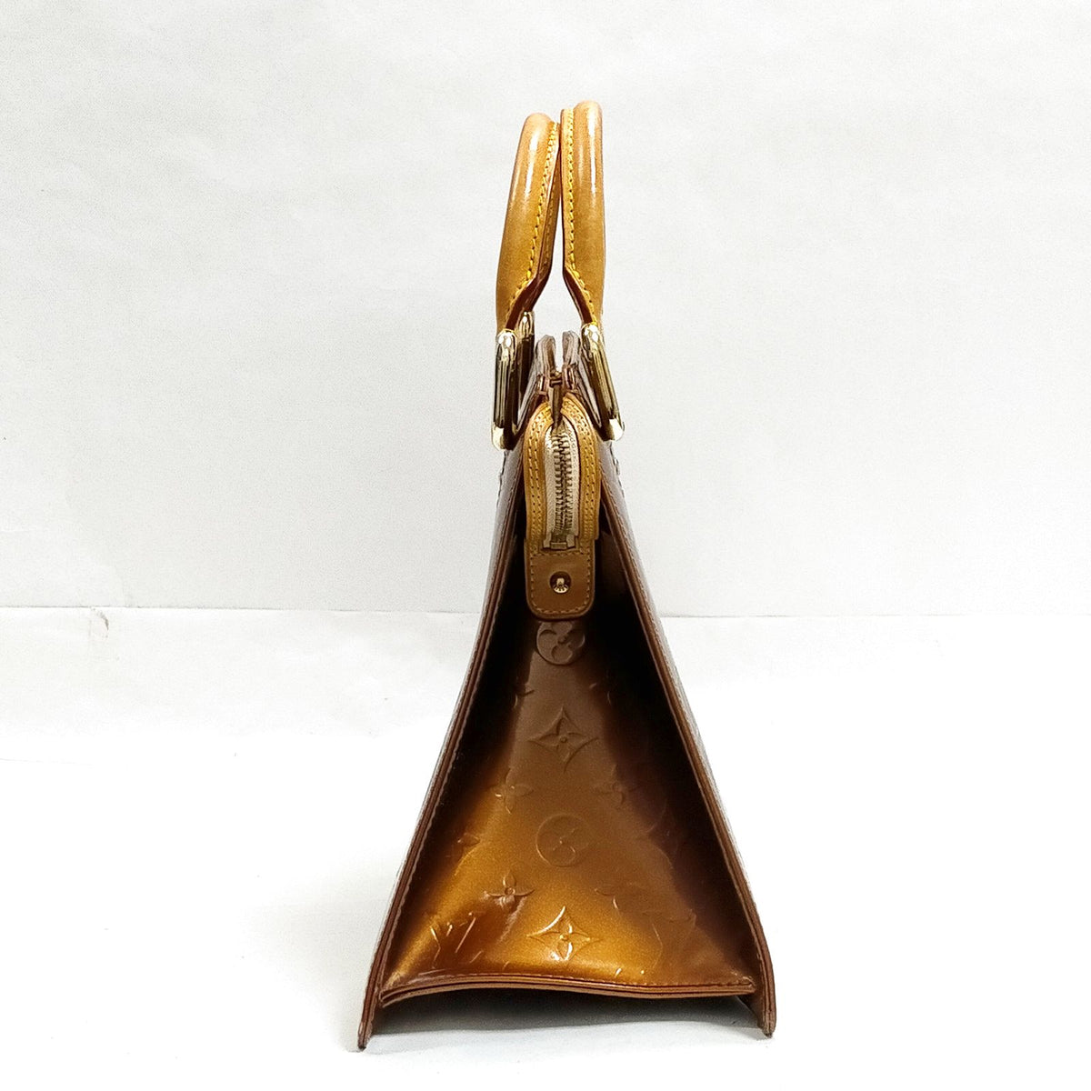Louis Vuitton Bronze Vernis Forsyth Handbag — detail 2