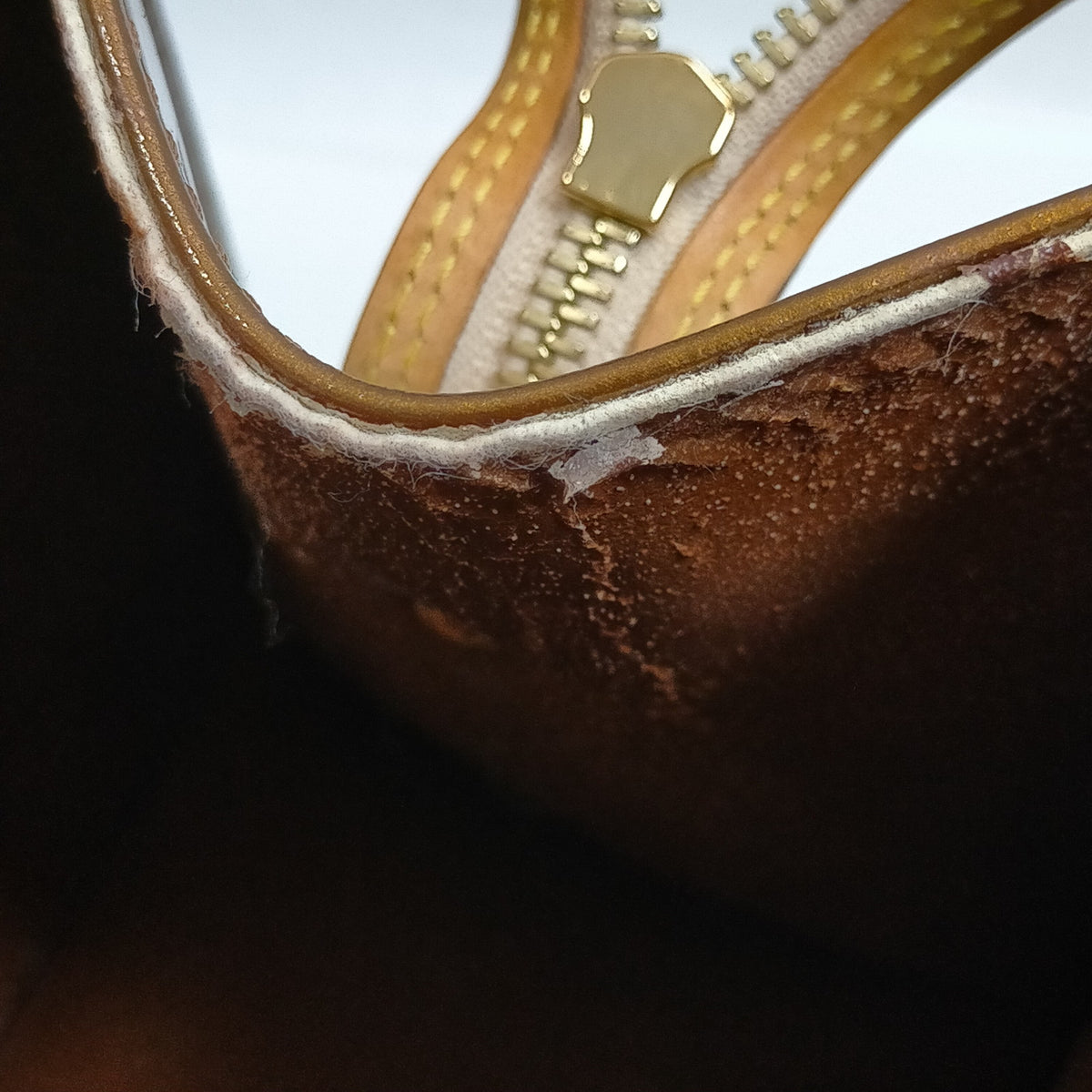 Louis Vuitton Bronze Vernis Forsyth Handbag — detail 8