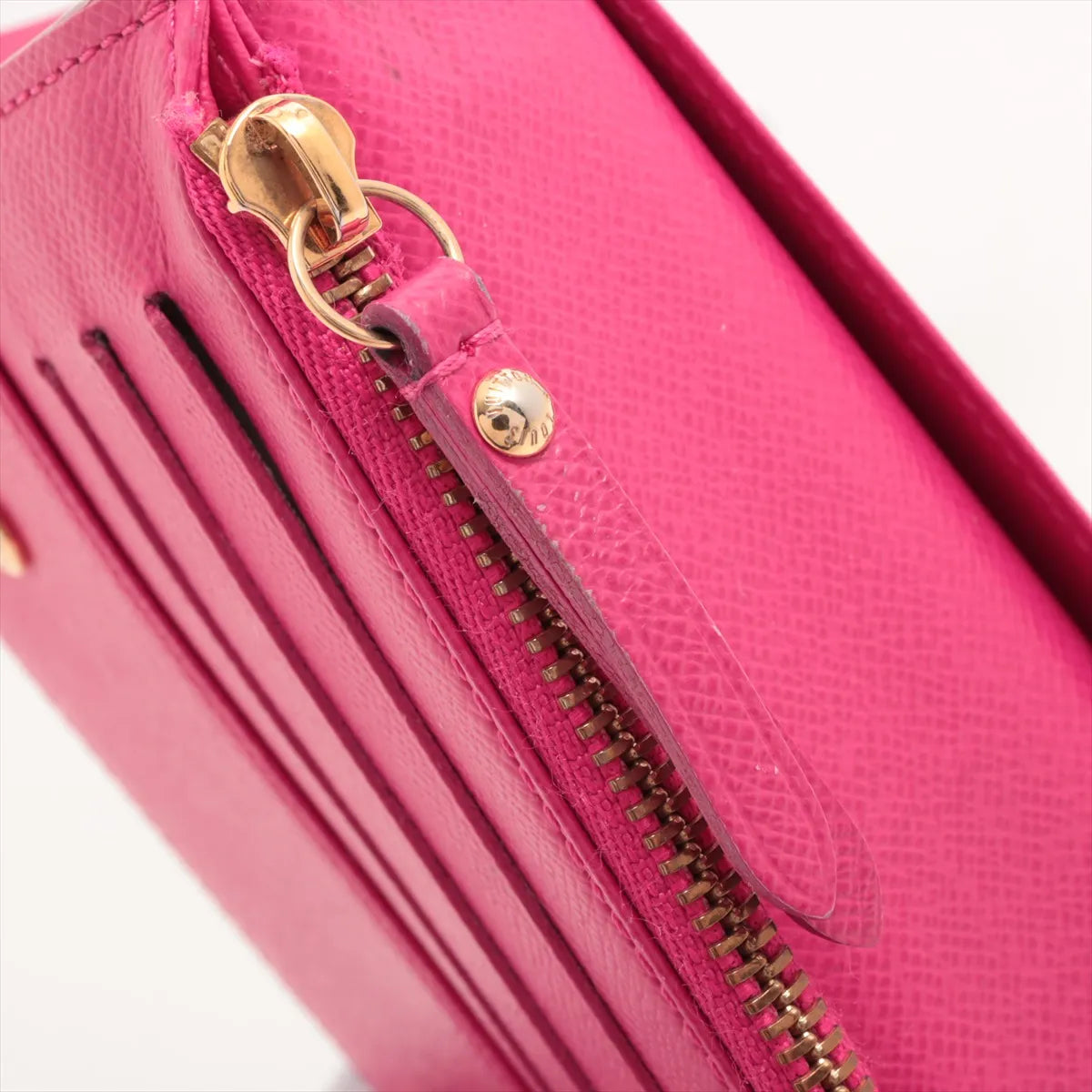 Louis Vuitton Monogram Insolite Long Wallet Multicolor x Fuschia