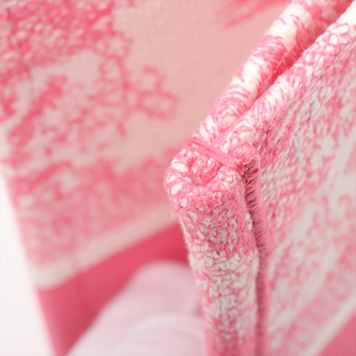Christian Dior Toile De Jouy Embroidery Medium Book Tote Bag Pink