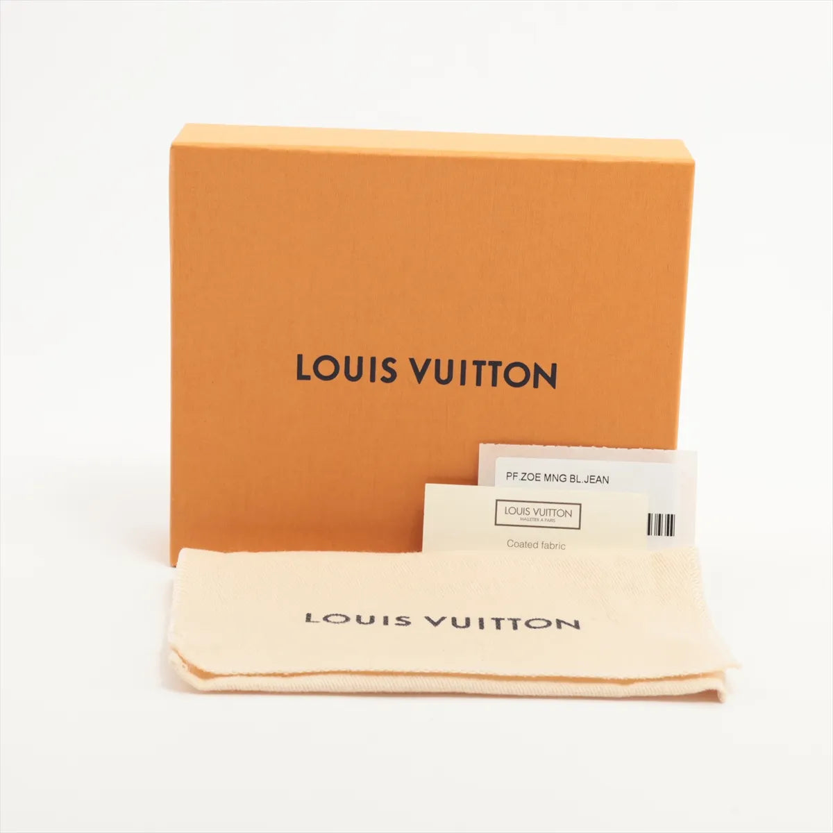 Louis Vuitton Monogram Portefeuille Zoé Brown x Blue