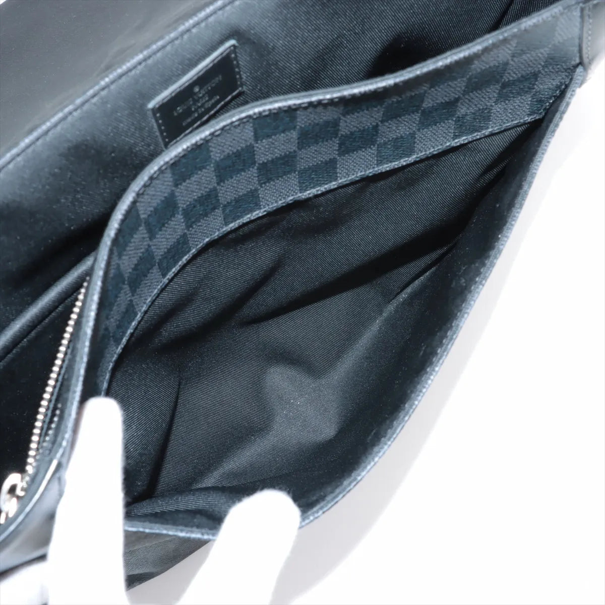 Louis Vuitton Damier Graphite District GM Black
