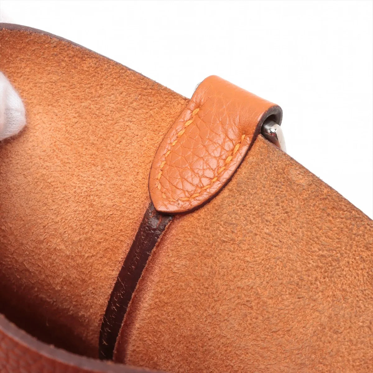 Hermès Mangeoire PM Taurillon Clemence Orange
