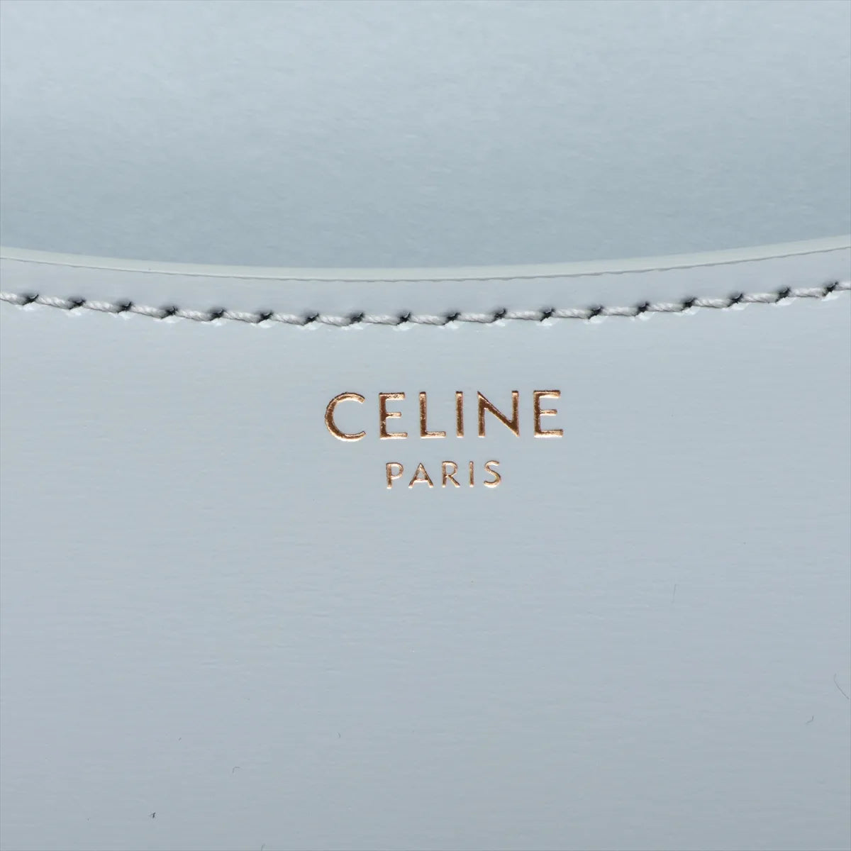 Celine Triomphe Teen Lola Leather Two-Way Handbag Blue — product photo 10