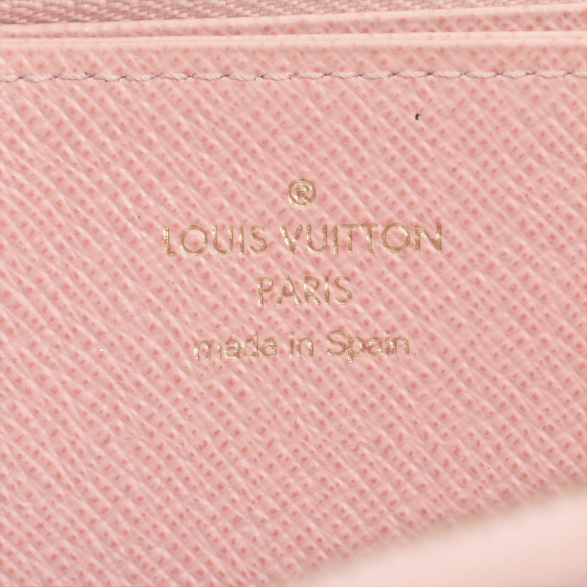 Louis Vuitton Damier Azur Zippy Wallet Rose Ballerine