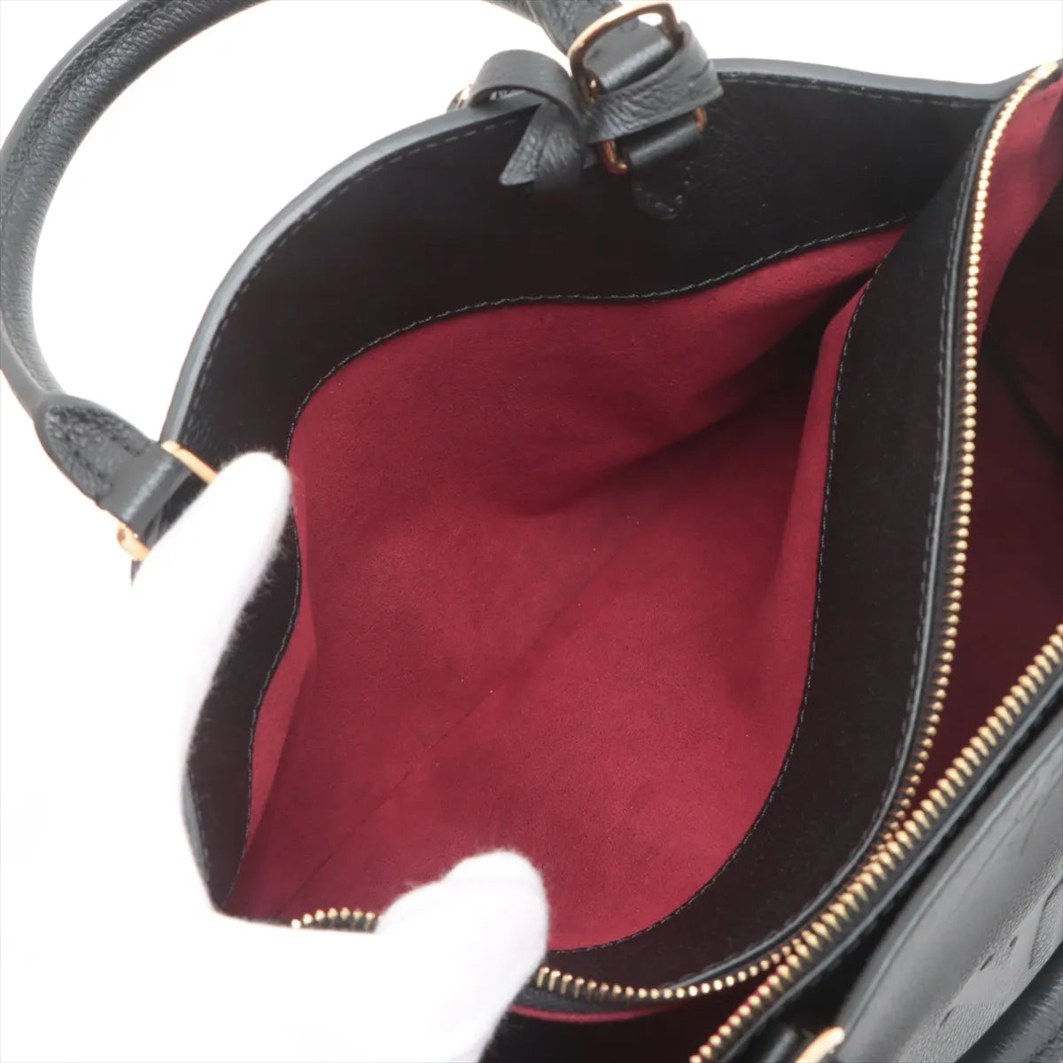 Louis Vuitton Monogram Empreinte Grand Palais MM Black