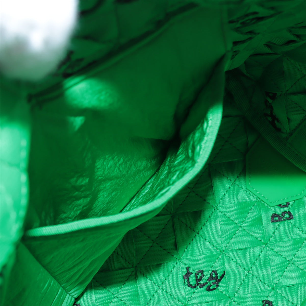 Bottega Veneta Webbing Polyester Two-Way Tote Bag Green x Black * PREORDER *