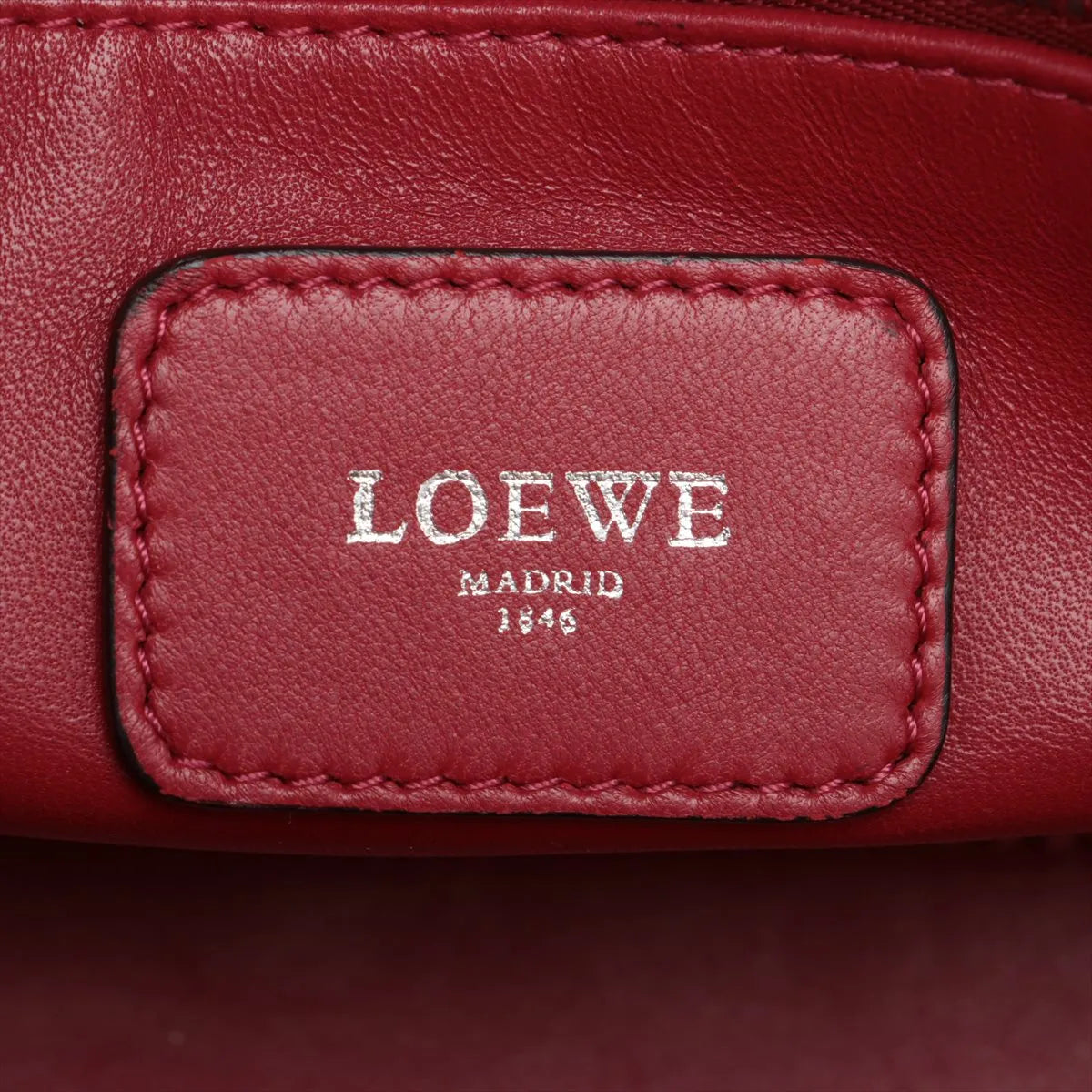 Loewe Amazona 28 Leather Handbag Red