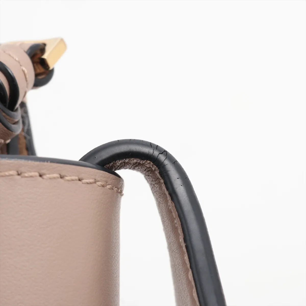 Loewe Gate Dual Mini Leather Shoulder Bag Brown x Beige — product photo 10