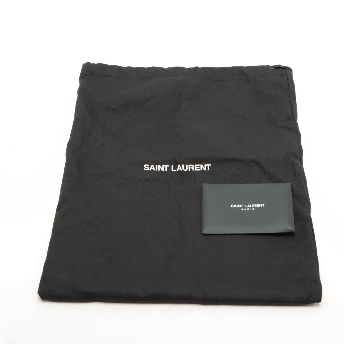 Saint Laurent Paris Mini Nolita Leather Chain Shoulder Bag White