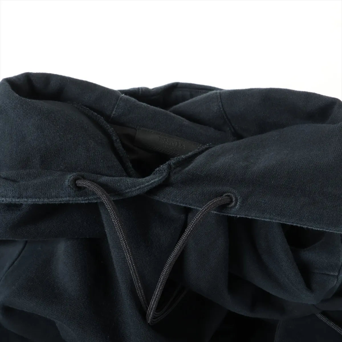 Prada Cotton Hoodie Jacket and Pants Black