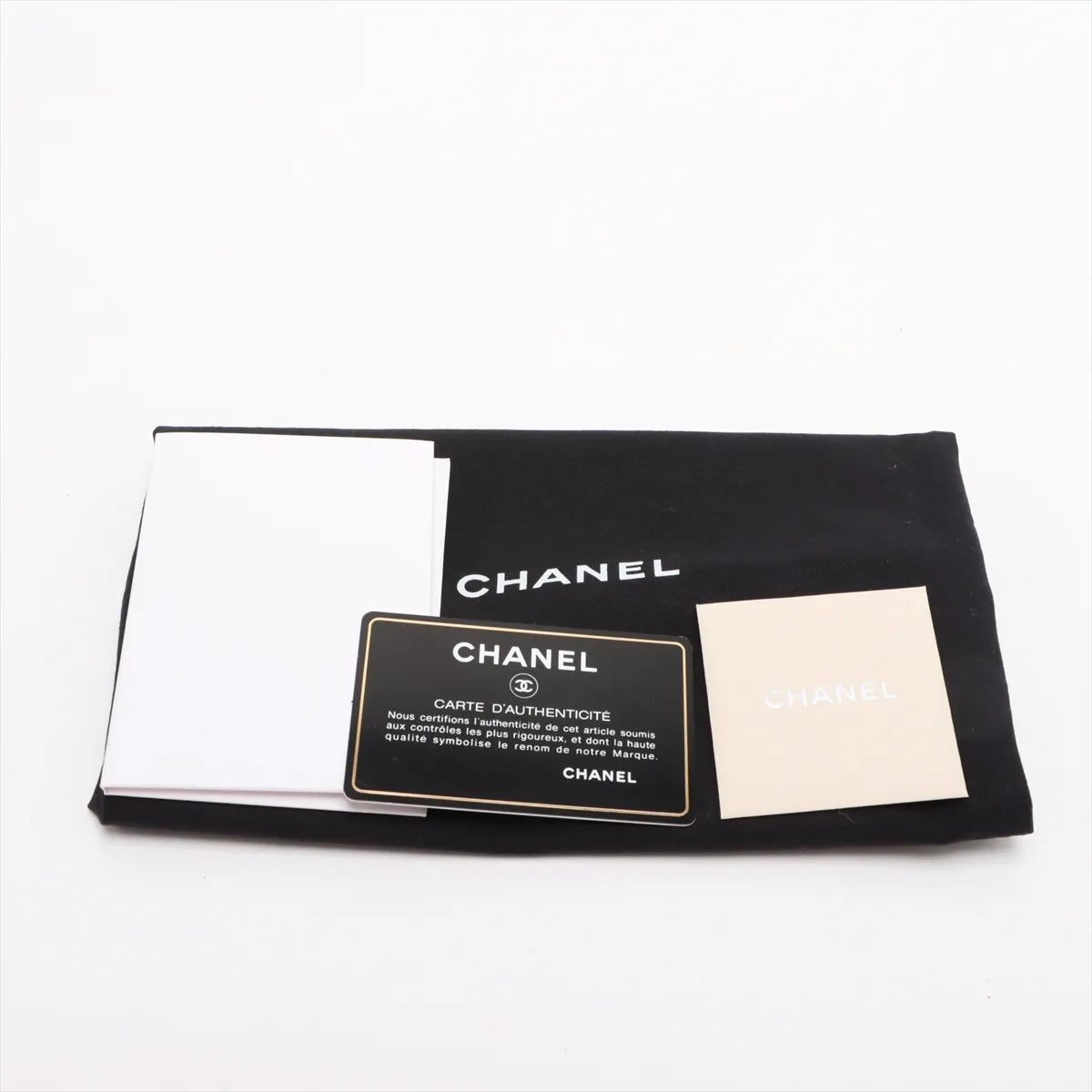 Chanel CC Logo Matelasse Lambskin Clutch Bag Blue