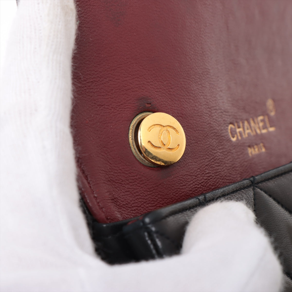 Chanel CC Logo Matelassé Lambskin Chain Shoulder Bag Black * PREORDER *