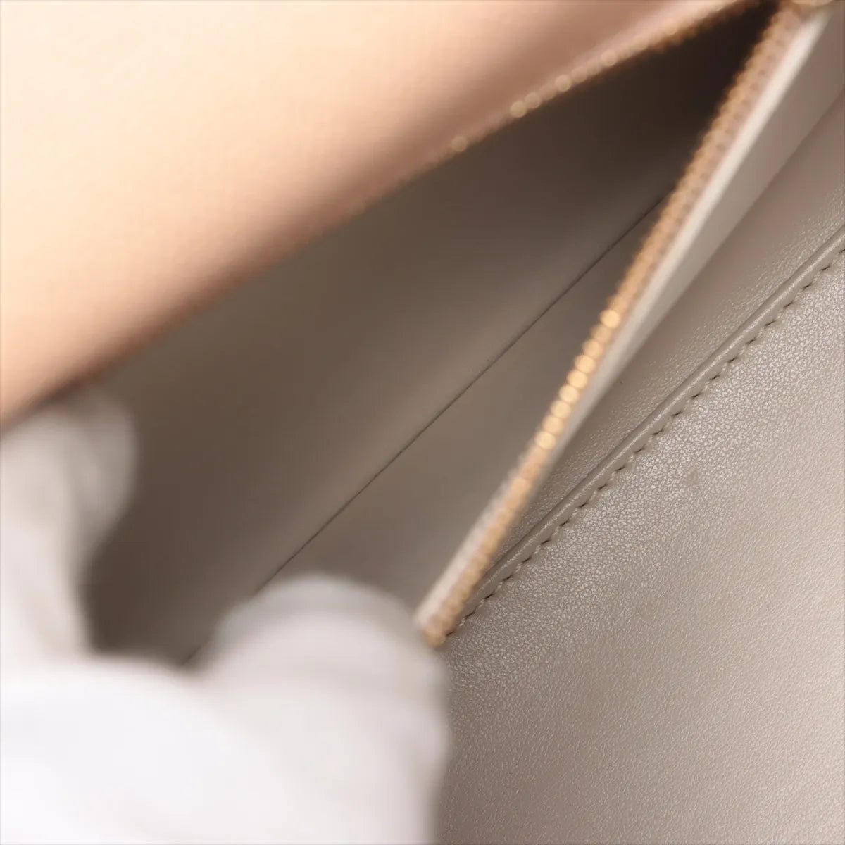 Valextra Iside Medium Leather Two-Way Handbag Beige