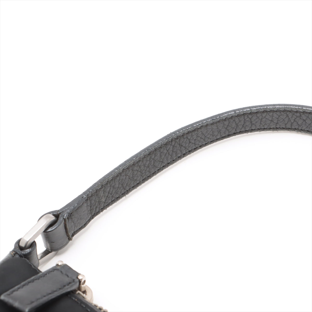 Prada Tessuto Nylon Leather Shoulder Bag Black