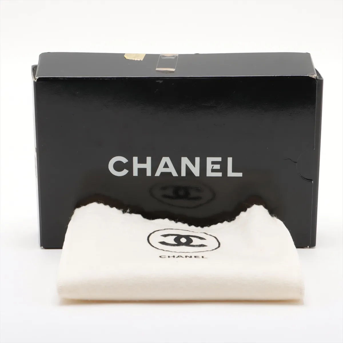 Chanel CC Logo Matelasse Lambskin Single Flap Single Chain Bag Black