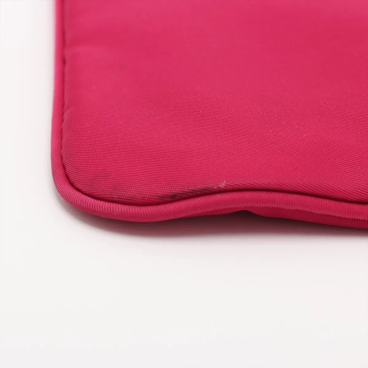 Prada Tessuto Nylon Leather Wristlet hot Pink