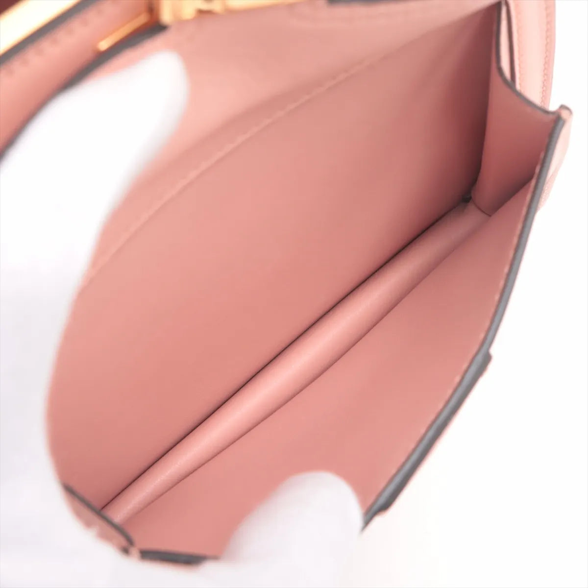 Fendi Mini Peekaboo ISeeU Leather Two-Way Handbag Pink