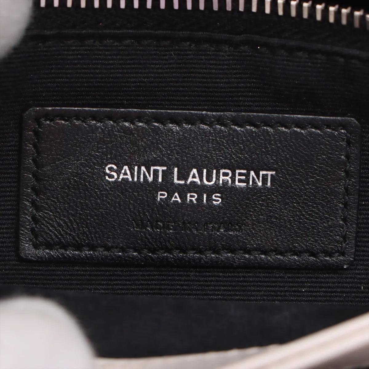 Saint Laurent Paris Loulou Leather Shoulder Bag White