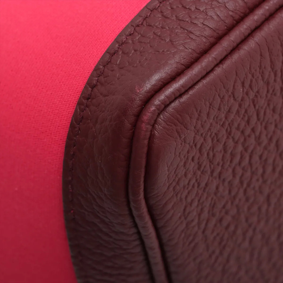 Hermès garden party 36 PM Rose Extreme x Bordeaux