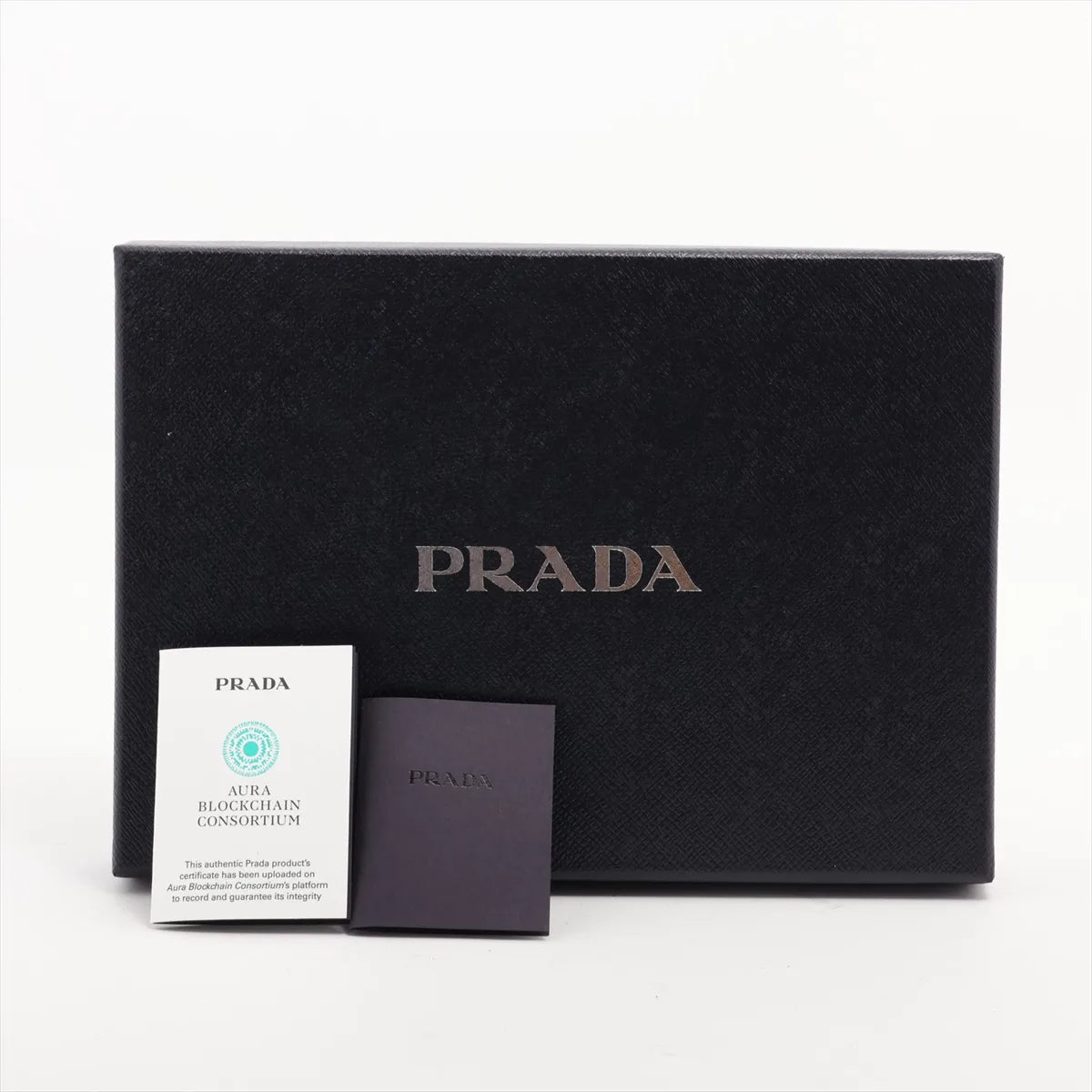 Prada Tessuto Nylon Leather Chain Shoulder Bag Black