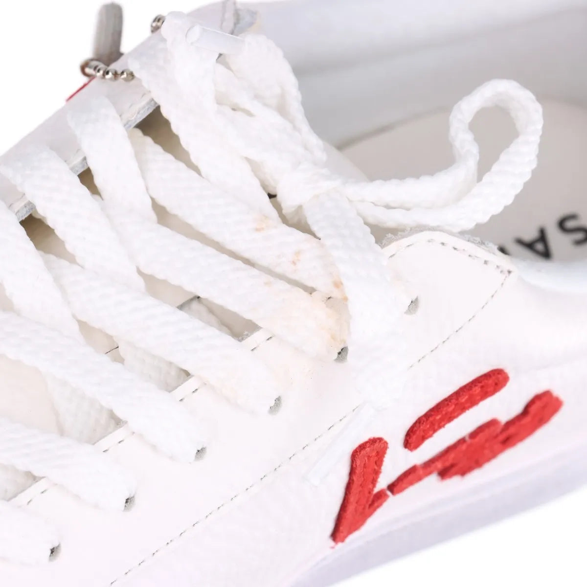 Sangacio x Basquiat Leather Sneaker White Limited Edition