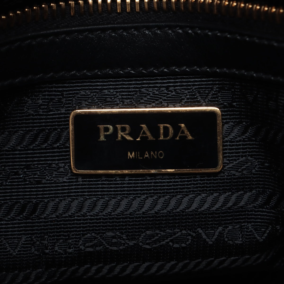 Prada Saffiano Leather Handbag Black
