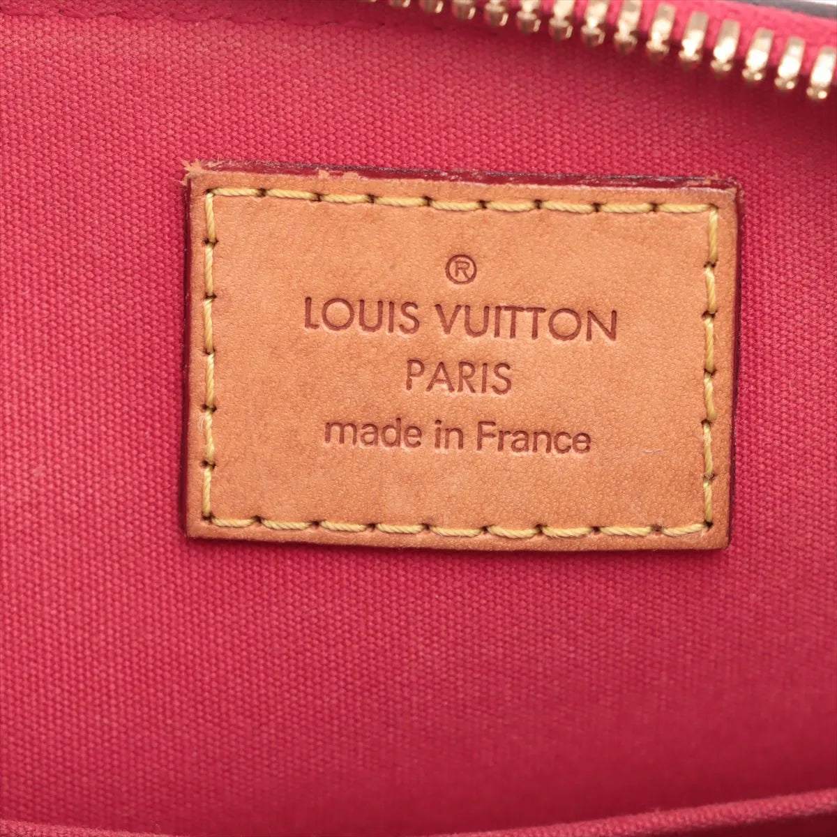 Louis Vuitton Monogram Vernis Alma BB Red