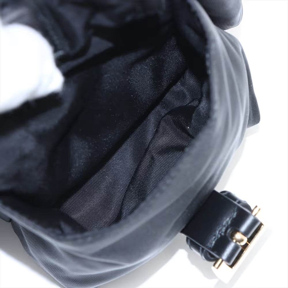 Prada Tessuto Explorer Medium Nylon Leather Two-Way Shoulder Bag Black — product photo 10