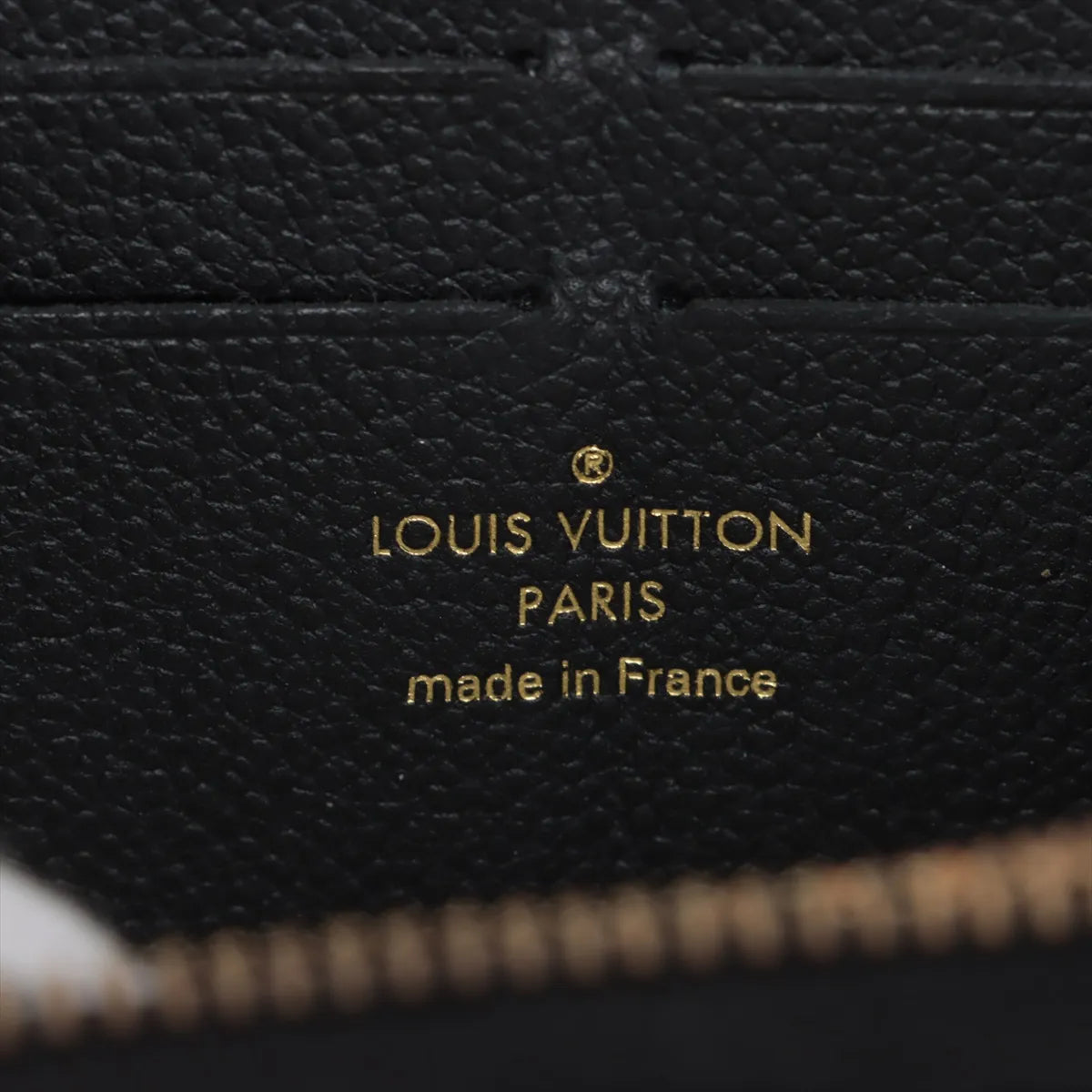 Louis Vuitton Monogram Empreinte Zippy Wallet Black