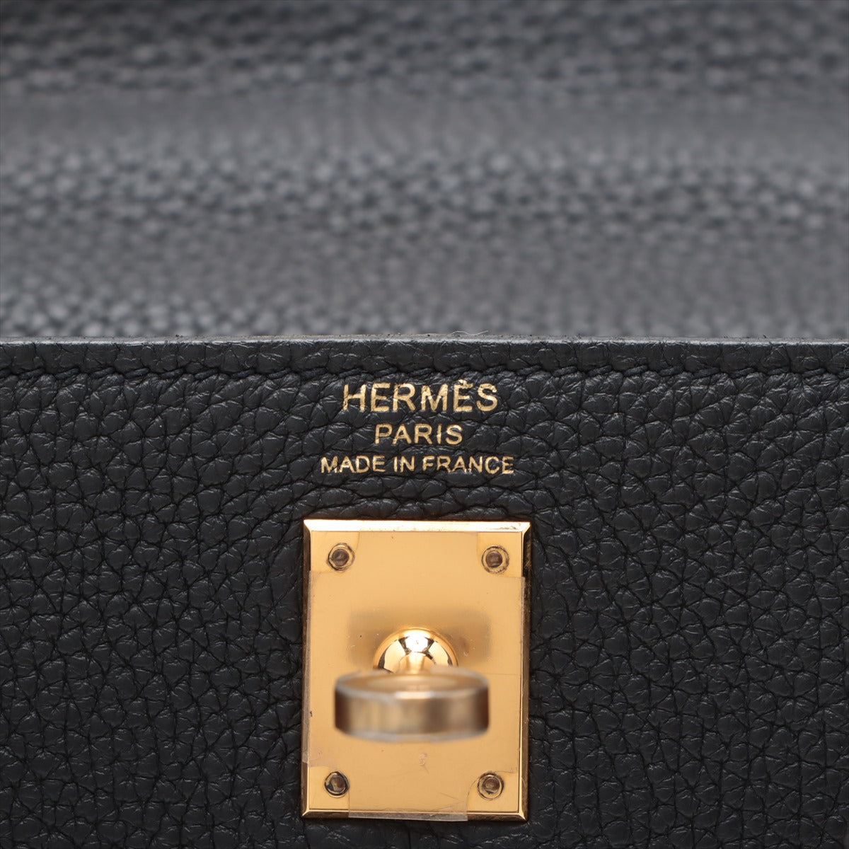Hermes Kelly 25 Taurillon Clemence Shoulder Bag Black * PREORDER *