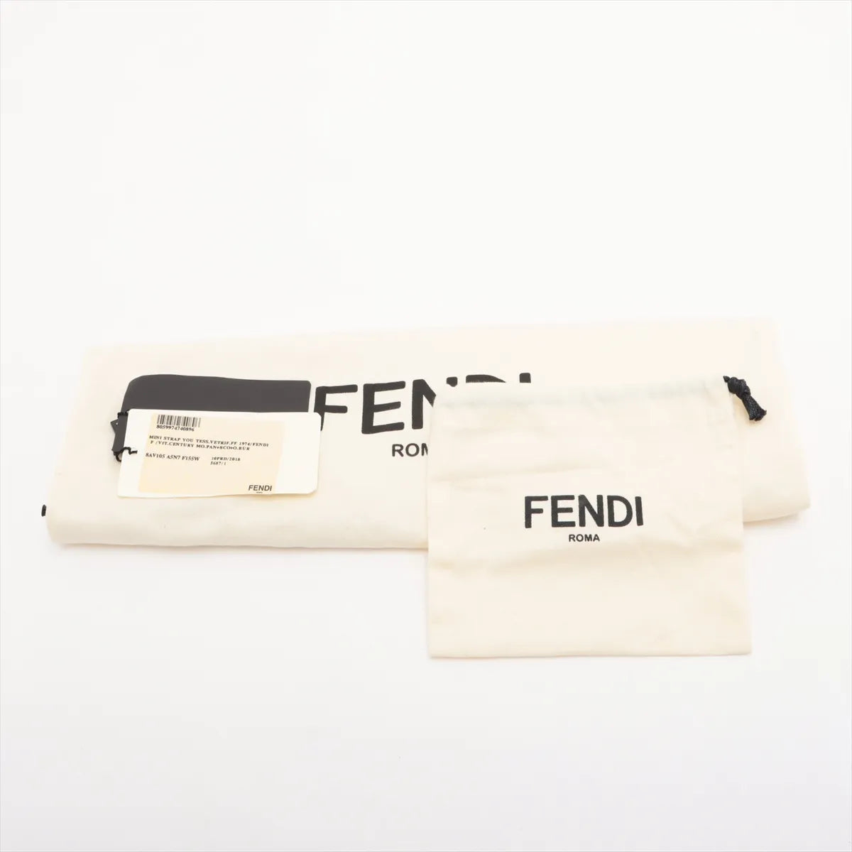 Fendi Zucca Mon Tresor Leather Two-Way Shoulder Bag Brown — product photo 11
