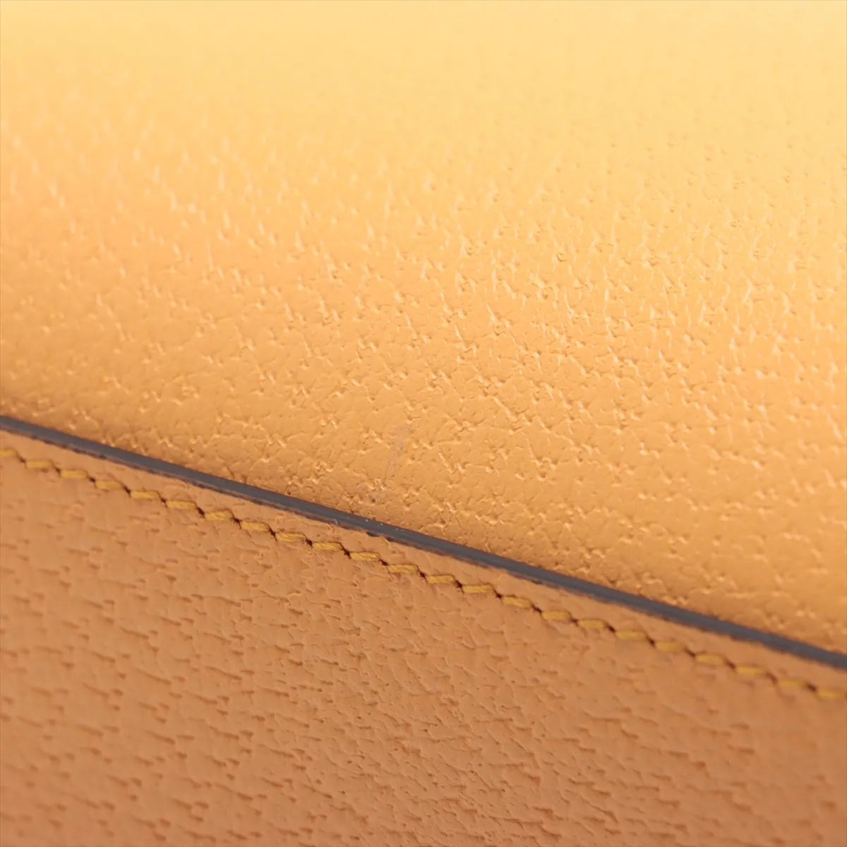 Gucci GG Logo Bamboo Diana Leather Small Tote Bag Yellow