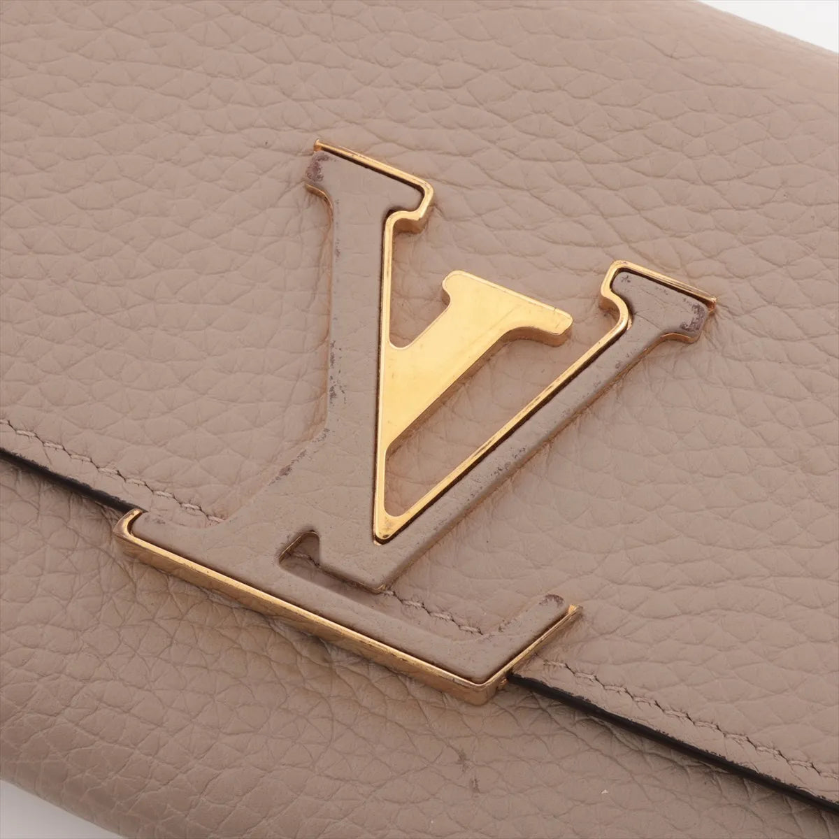 Louis Vuitton Taurillon Capucines Long Wallet Galet
