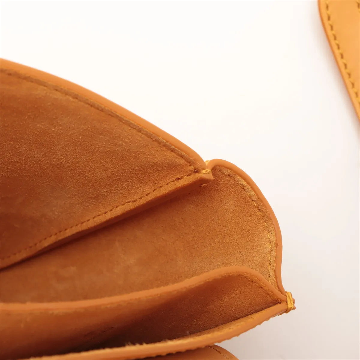 Saint Laurent Paris Kaia Leather Shoulder Bag Yellow
