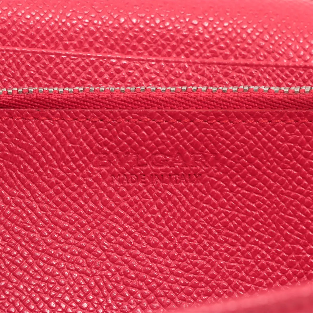 Bvlgari Bvlgari Bvlgari Leather Long Wallet Red