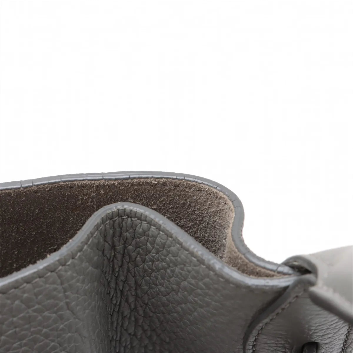 Luxury Celine Big Bag Bucket Leather Handbag Gray