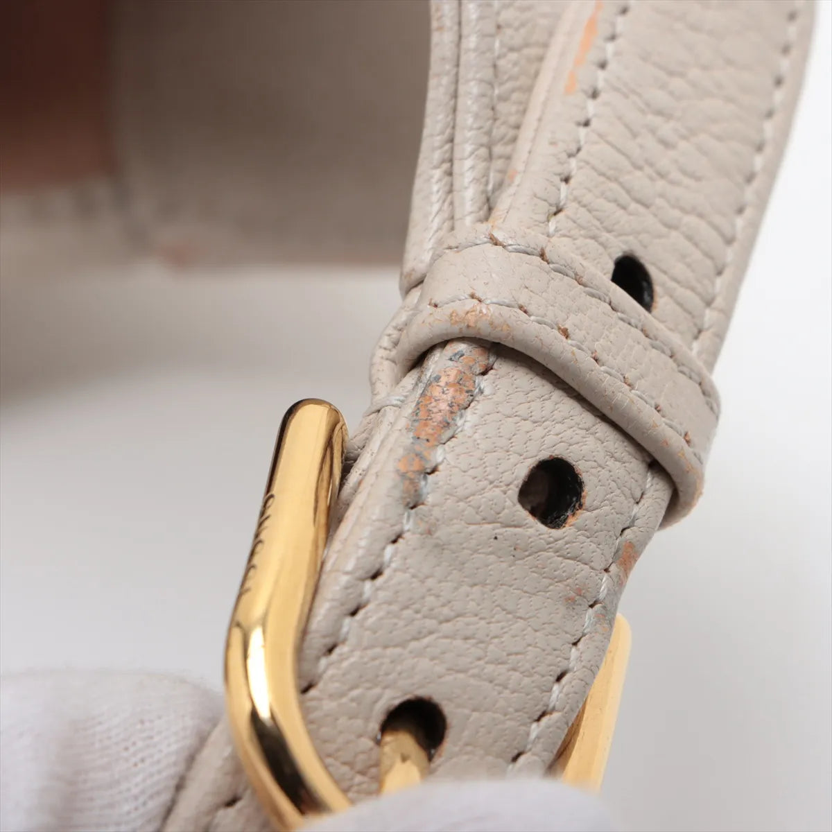 Gucci Aphrodite Medium Leather Shoulder Bag Beige