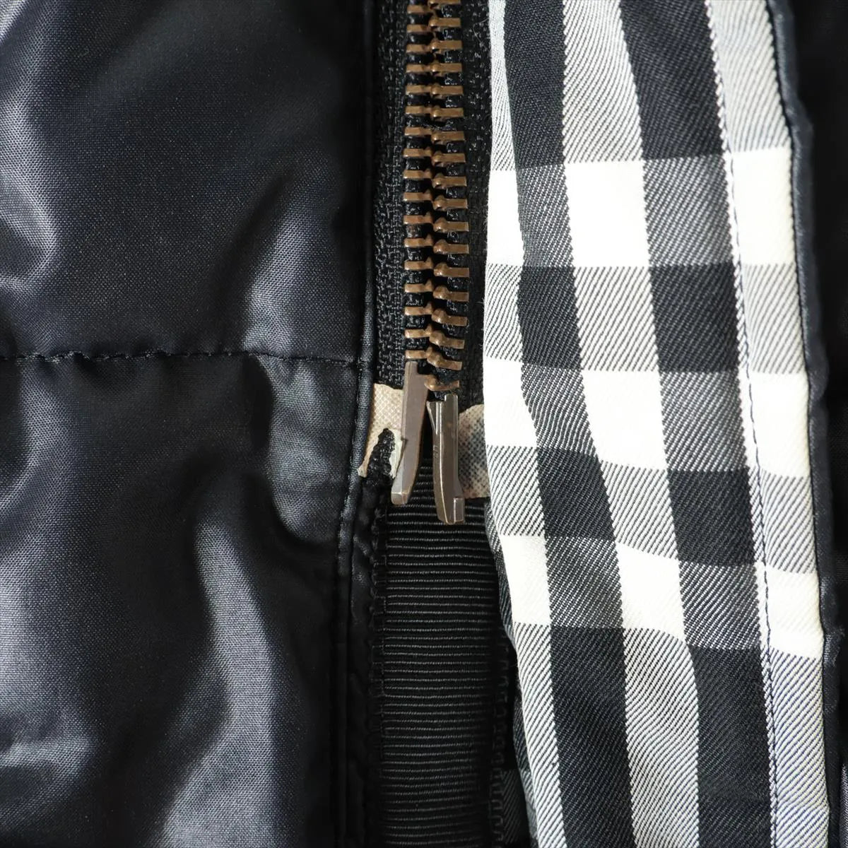 Burberry Black Label Polyester Down Jacket Black