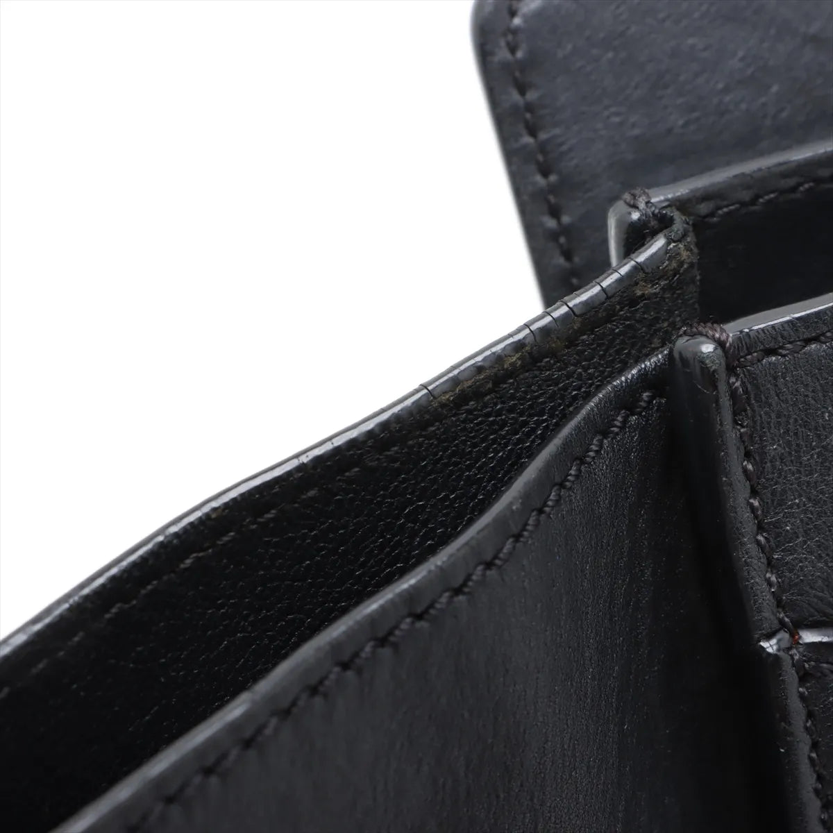 Celine Luggage Mini Shopper Leather Handbag Black