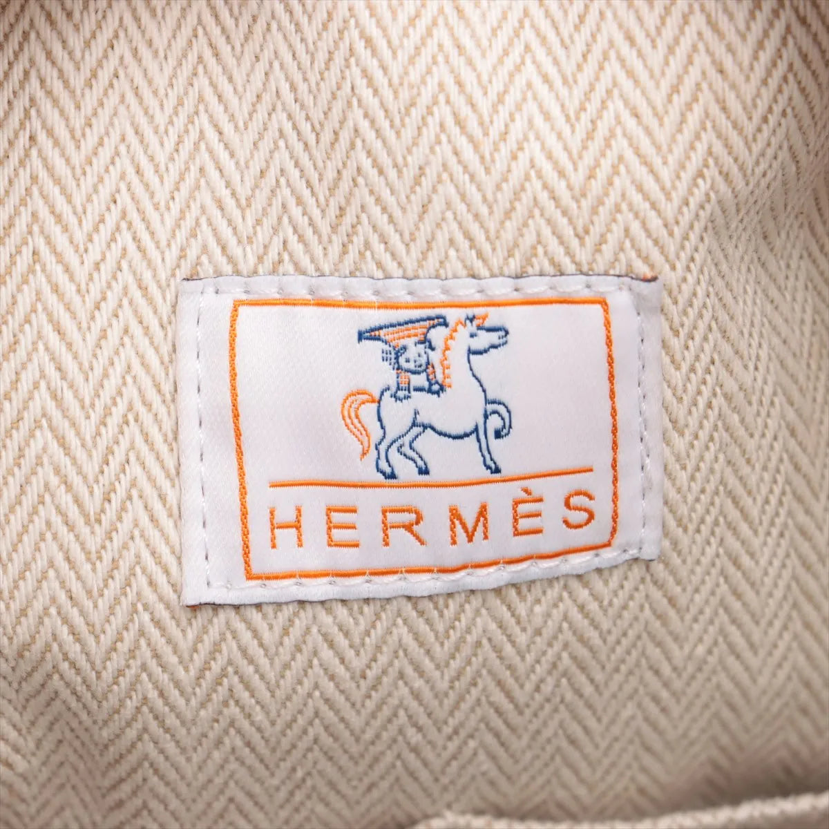 Hermès Bride A Brac GM White x Blue