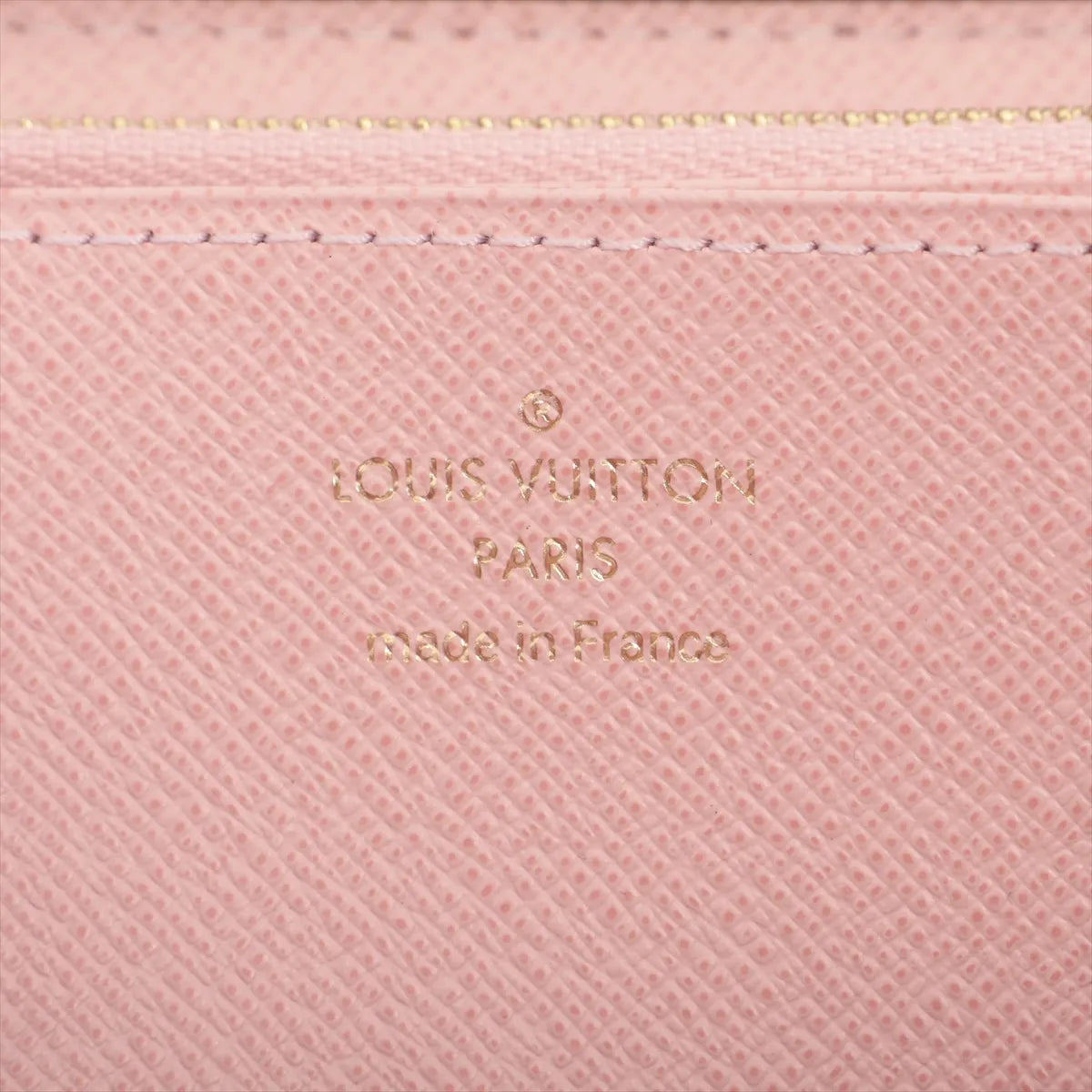 Louis Vuitton Damier Ebene Zippy Wallet Rose Ballerine