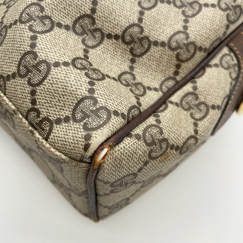 Gucci GG Supreme Leather Brown Two-Way Bag