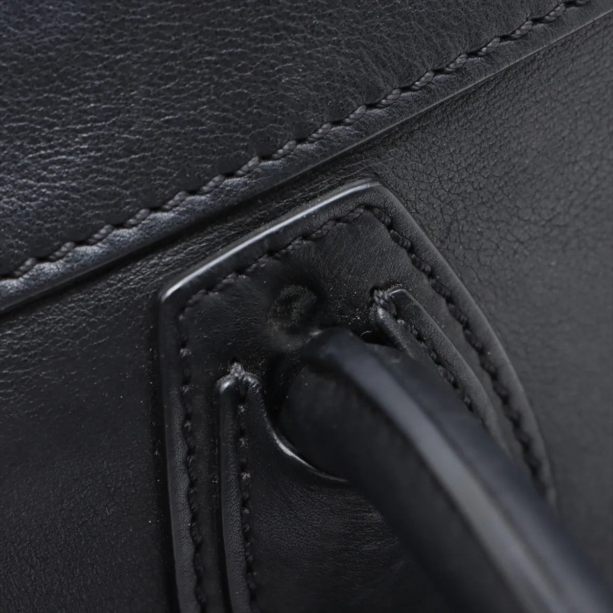 Celine Luggage Mini Shopper Leather Handbag Black