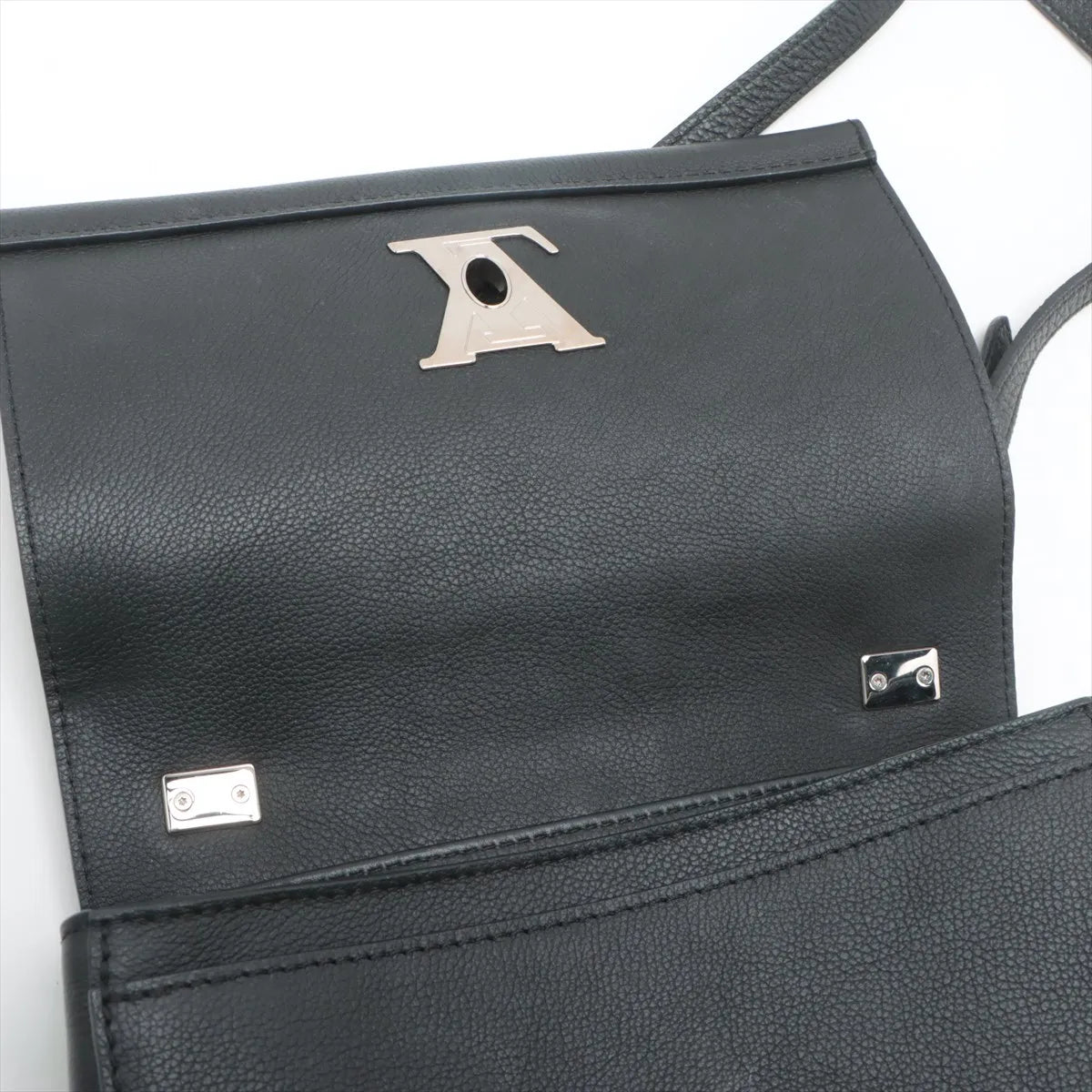 Louis Vuitton LV Logo Lockme II BB Shoulder Bag Black