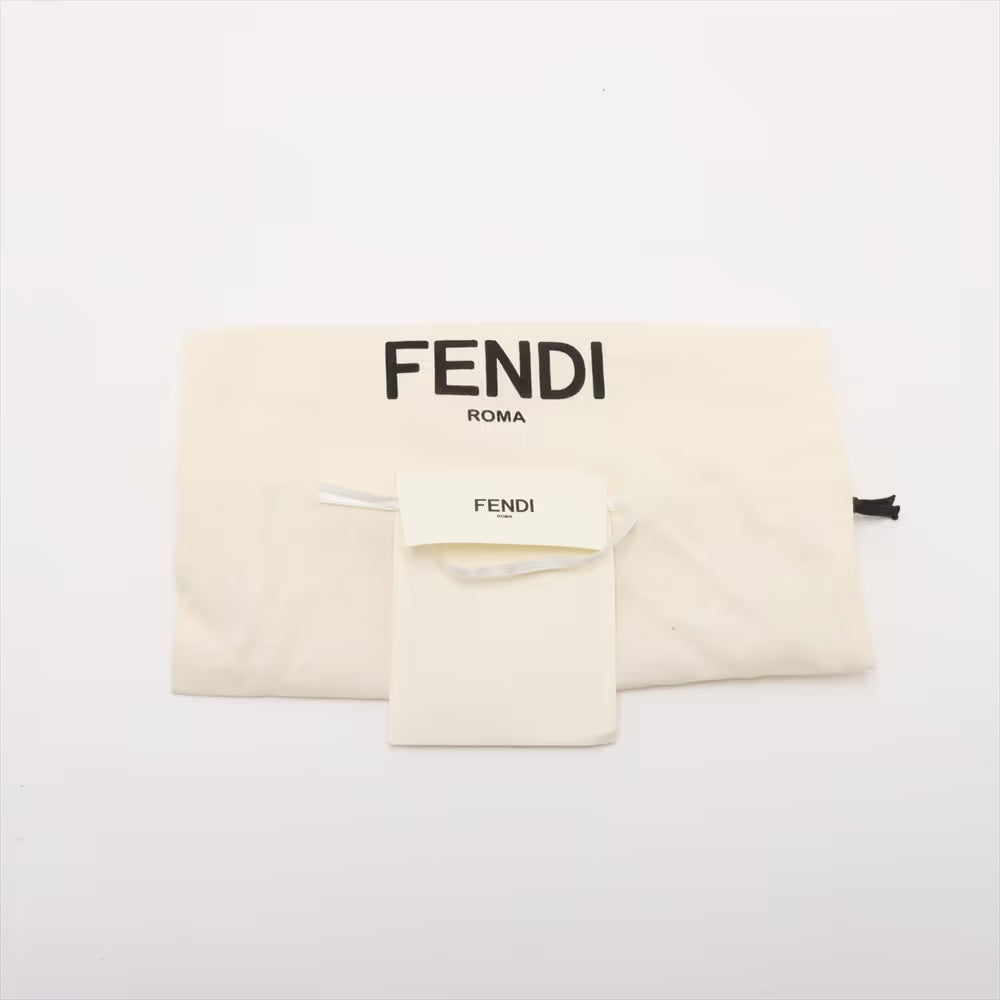 Fendi Mon Tresor Mini Patent Leather Two-Way Shoulder Bag Red