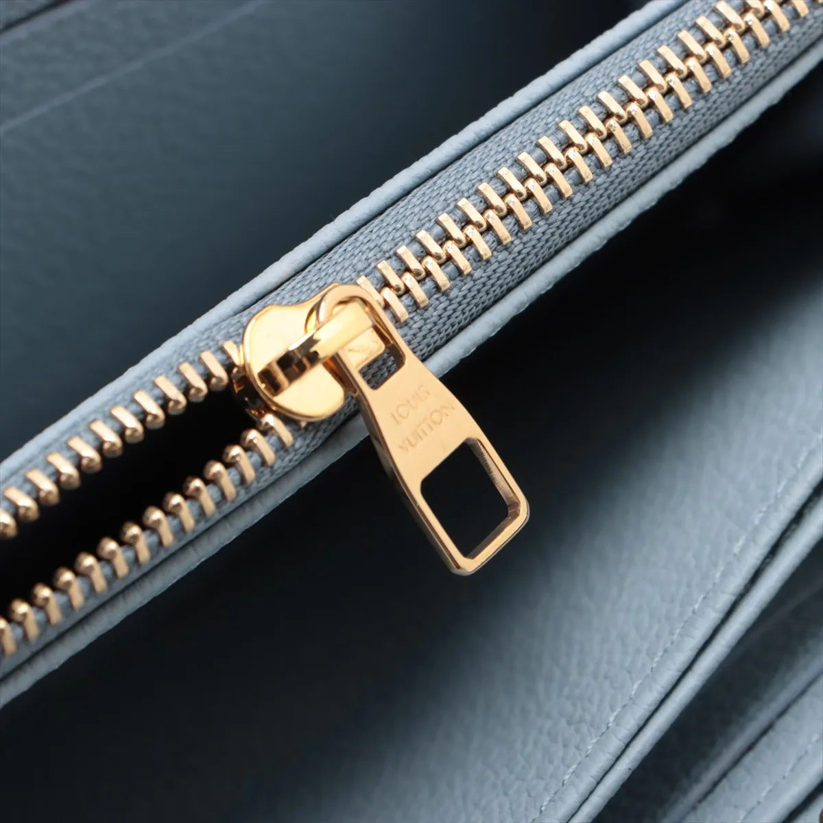 Louis Vuitton Monogram Empreinte Zippy Wallet Washed Blue