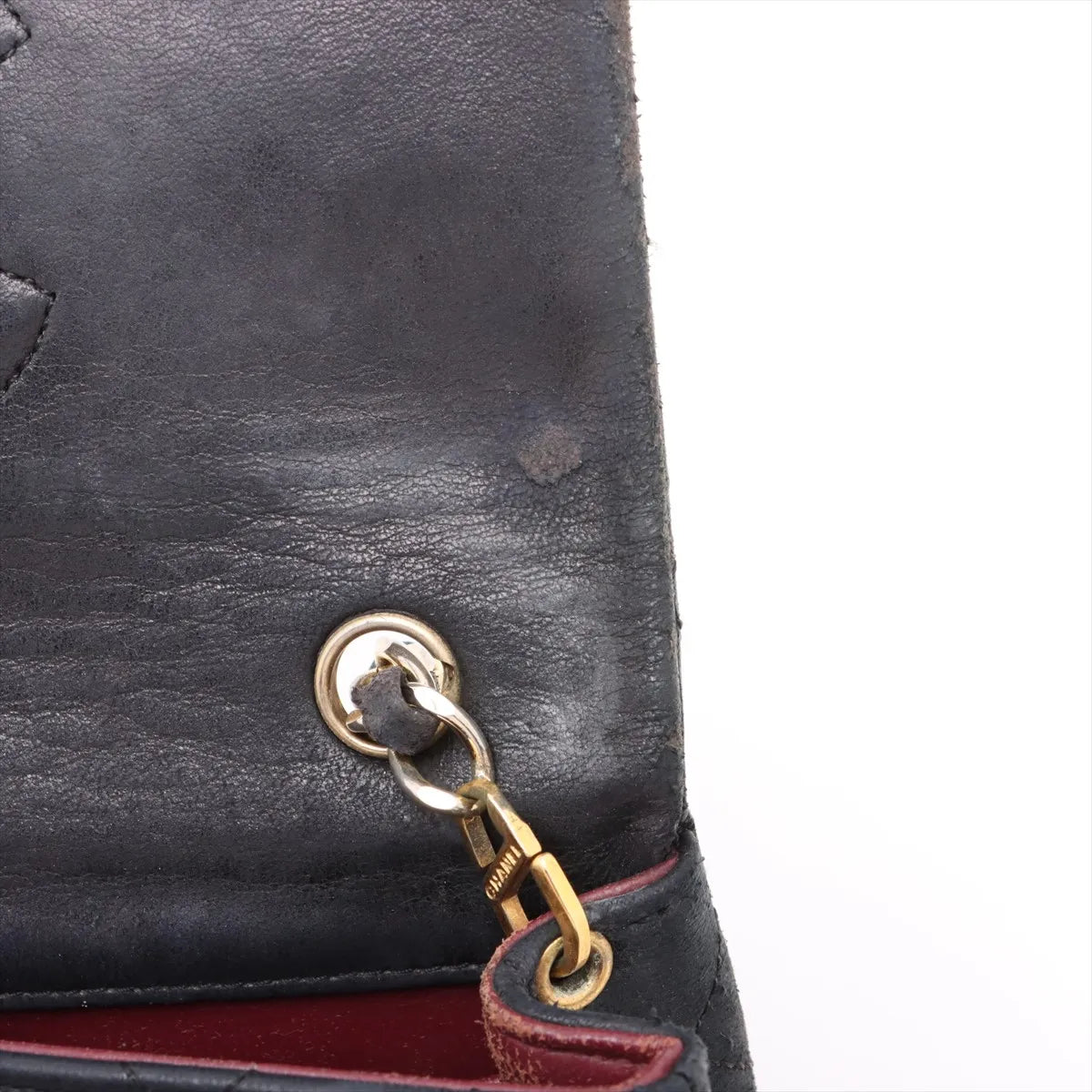 Chanel CC Logo Mini Matelasse 19 Lambskin Single Flap Single Chain Bag Black