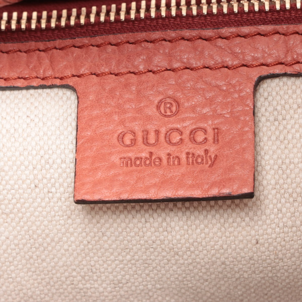 Gucci New Jackie Leather Two-Way Shoulder Bag Brown