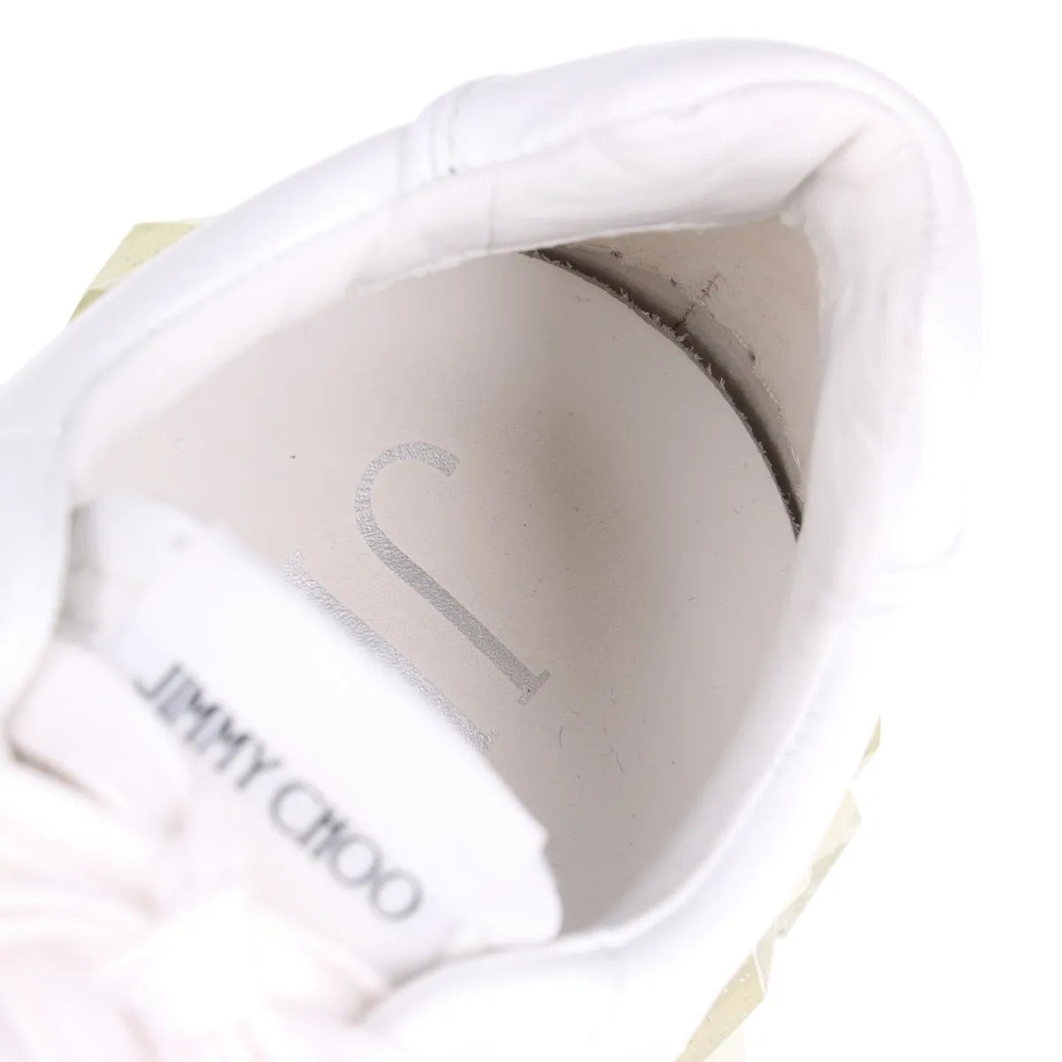 Jimmy Choo Diamond Leather Sneaker Unisex White